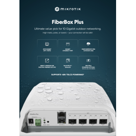 MikroTik FiberBox Plus 4×SFP+ 10G IP66 Outdoor Switch
