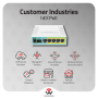 MikroTik RB960PGS PowerBox 5-Port GbE 4x PoE-Out SFP Outdoor Router