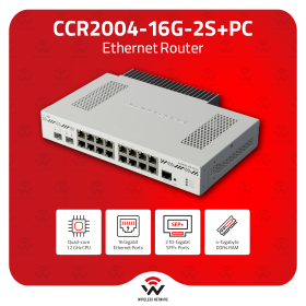 MikroTik CCR2004-16G-2S+PC Passive 16-Port Router L6