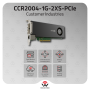 MikroTik CCR2004-1G-2XS-PCIe 25G RouterOS NIC Card