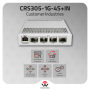 MikroTik CRS305-1G-4S+IN Desktop 4×SFP+ 10G Switch