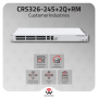 MikroTik CRS326-24S+2Q+RM 24×SFP+ 40G 1U Switch