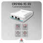 MikroTik CRS106-1C-5S 5x SFP 1x Combo GbE Desktop Smart Switch