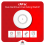 MikroTik cAP ac Dual Band 2.4/5GHz AC1200 Ceiling Wall Mount AP