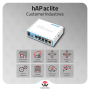 MikroTik hAP ac lite Dual Band AC750 5-Port SOHO AP with PoE Out USB