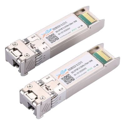 25G SFP+ Transceiver 1270/1330nm 10km LC SM Fiber DDM | ES2B322X-3LCD10
