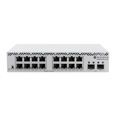 MikroTik CSS318-16G-2S+IN 16-Port Gigabit SwOS Switch