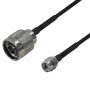 RG174 N-Type Male to SMA Male Cable – 3 ft RF Coaxial Antenna Cable