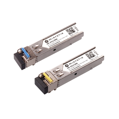 MikroTik HS-2733LC20D 1G/2.5G BiDi SFP Pair LC 20km Single-Fiber