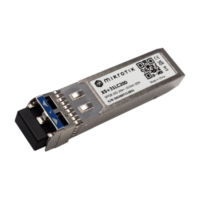 MikroTik XS+31LC20D 1G/10G/25G SFP28 Single-Mode 10km LC Transceiver